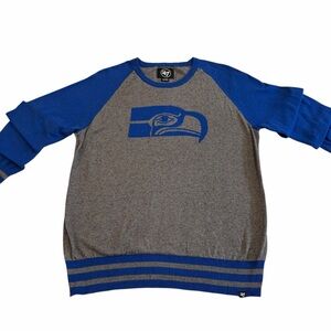 ’47 Brand Seattle Seahawks Retro Logo Crewneck Sweater  XL